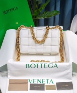 Replica  Bottega Veneta BV The Chain Cassette 631421 White