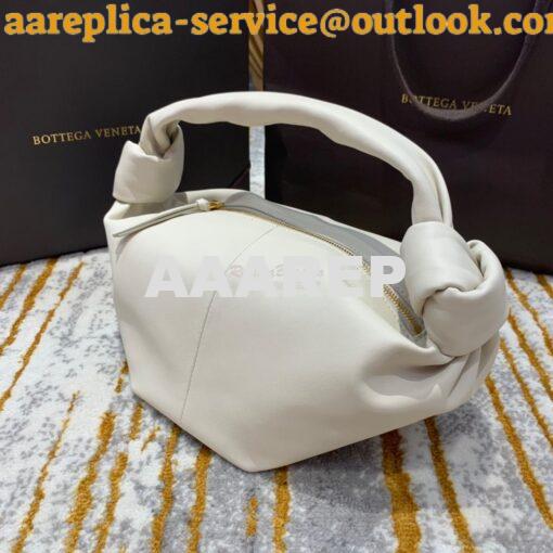 Replica Bottega Veneta BV Mini Bag Top Handle with Knot 629635 White 4