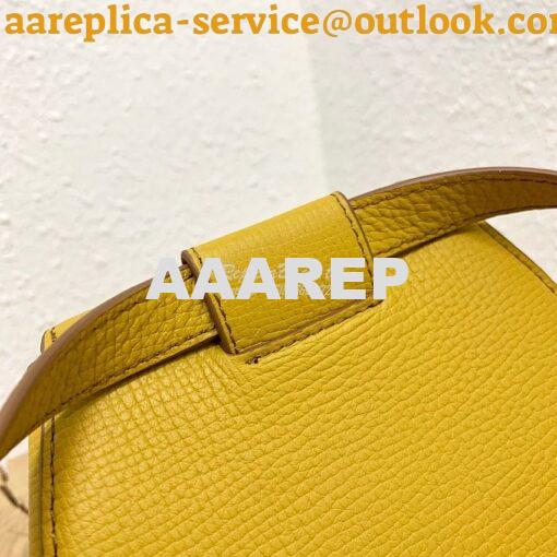 Replica Bottega Veneta Rounded Belt Bag 576643 Yellow 8