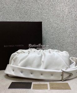 Replica Bottega Veneta The Body Pouch Crossbody Bag 620954 White