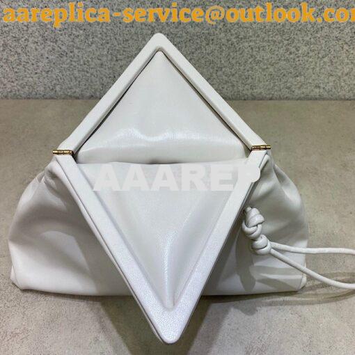 Replica Bottega Veneta Angular Clutch Bag 622712 Bianco 5