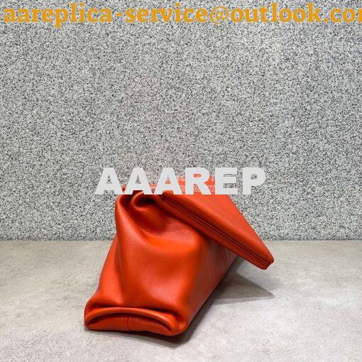 Replica Bottega Veneta Angular Clutch Bag 622712 Orange 2