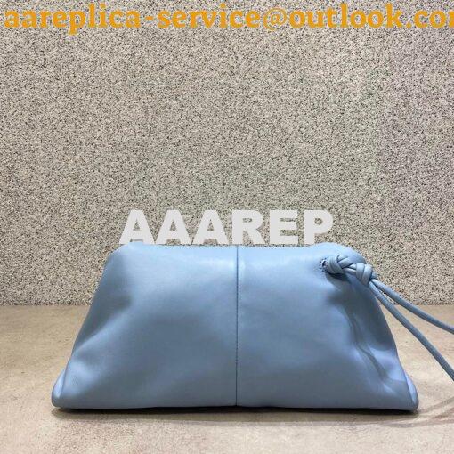 Replica Bottega Veneta Angular Clutch Bag 622712 Ice Blue 3