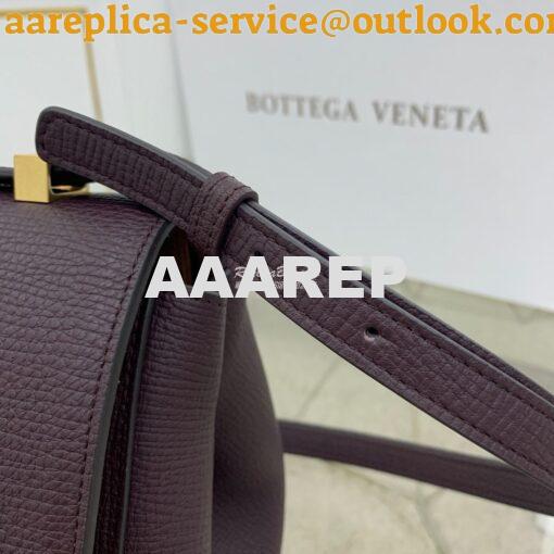 Replica Bottega Veneta BV Small Angle Bag in Palmellato 592139 Bordeau 5