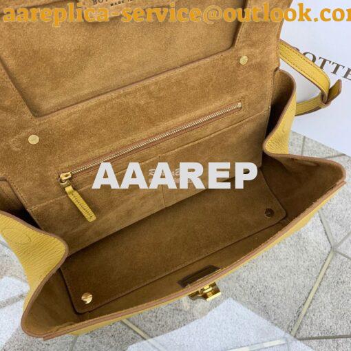 Replica Bottega Veneta BV Small Angle Bag in Palmellato 592139 Yellow 5