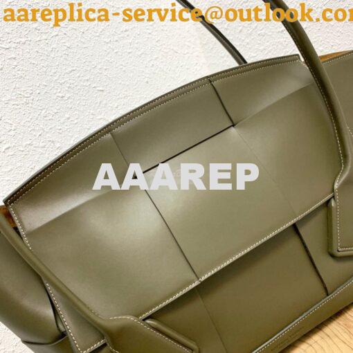 Replica Bottega Veneta BV Arco 56 Bag In French Calf 573400 Kaki 5