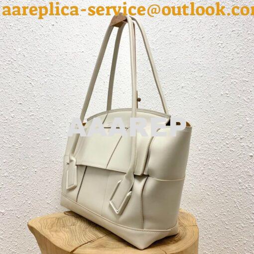 Replica Bottega Veneta BV Arco 56 Bag In French Calf 573400 White 3