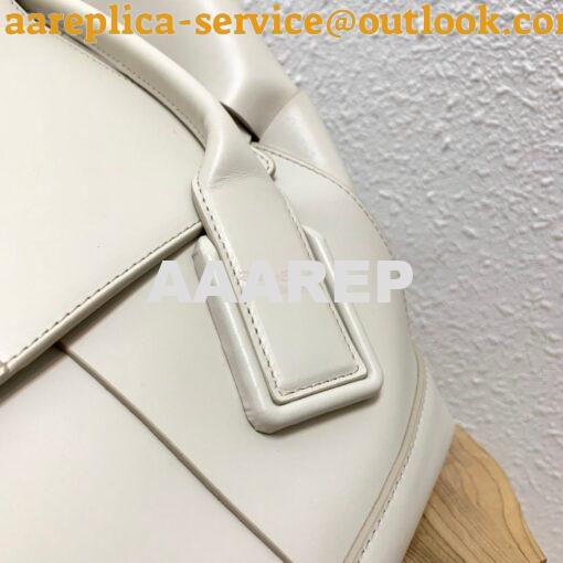 Replica Bottega Veneta BV Arco 56 Bag In French Calf 573400 White 4