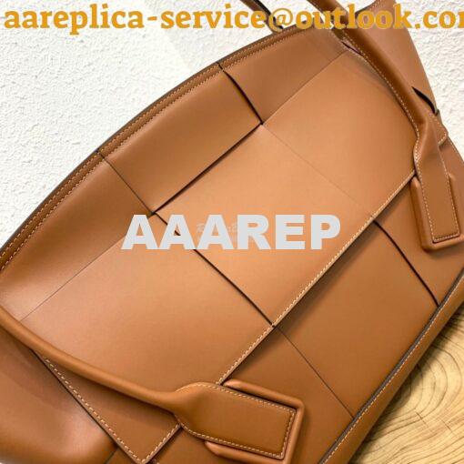 Replica Bottega Veneta BV Arco 56 Bag In French Calf 573400 Brown 5