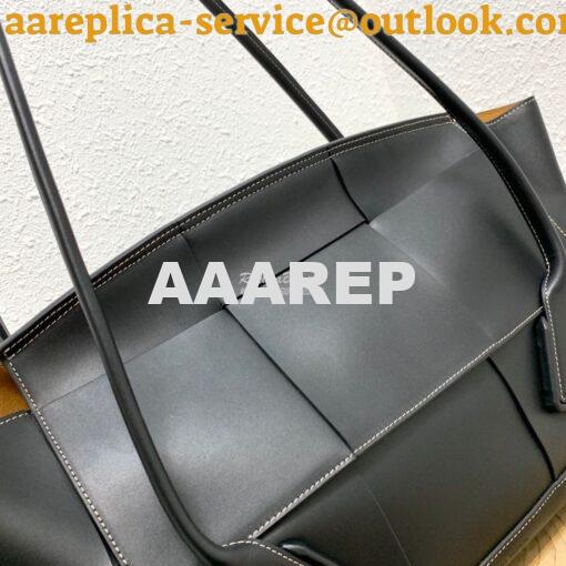Replica Bottega Veneta BV Arco 56 Bag In French Calf 573400 Black 5