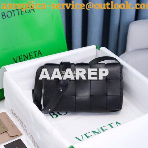 Replica Bottega Veneta BV Cassette Bag in Maxi Intreccio Bag 578004 Bl