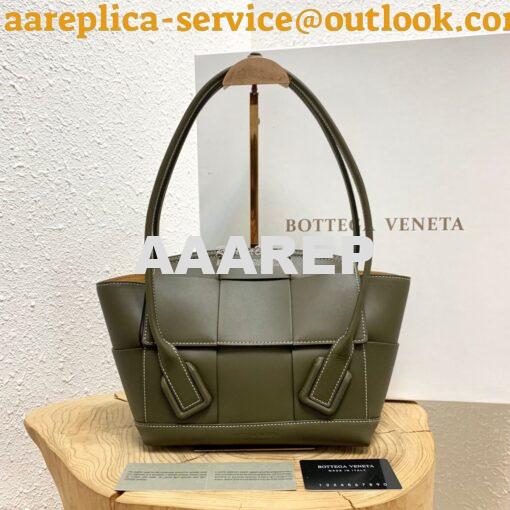 Replica Bottega Veneta BV Arco 33 Bag In French Calf 575943 Matcha