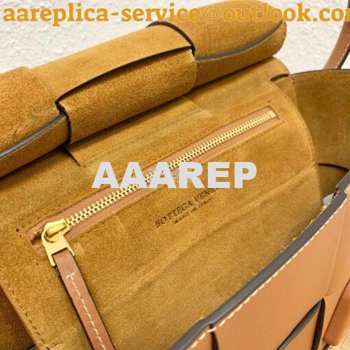 Replica Bottega Veneta BV Arco 33 Bag In French Calf 575943 Brown 7