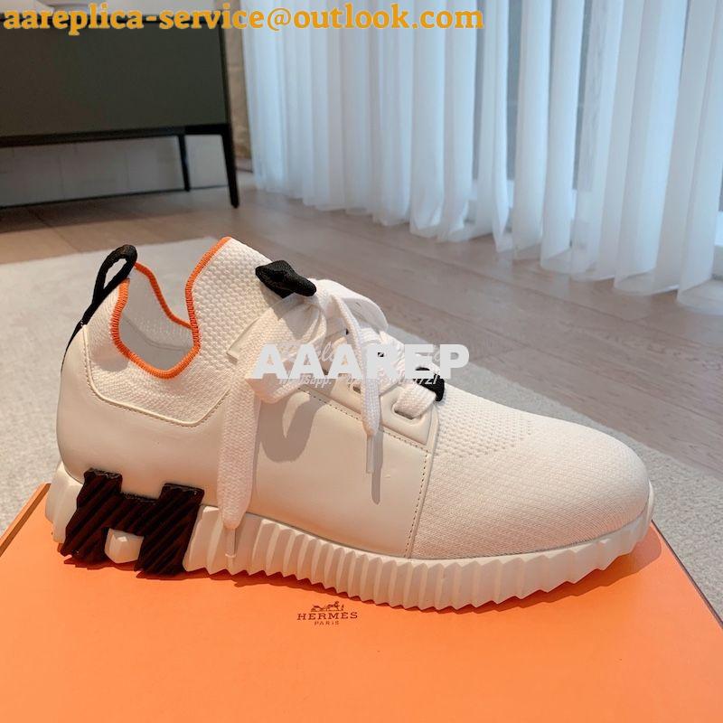 Replica Hermes Men Female Depart Sneaker Knit And Calfskin H212918Z ii 5 Replica Hermes Men Female Depart Sneaker Knit And Calfskin H212918Z ii 5
