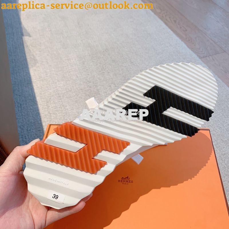 Replica Hermes Men Female Depart Sneaker Knit And Calfskin H212918Z ii 16 Replica Hermes Men Female Depart Sneaker Knit And Calfskin H212918Z ii 16