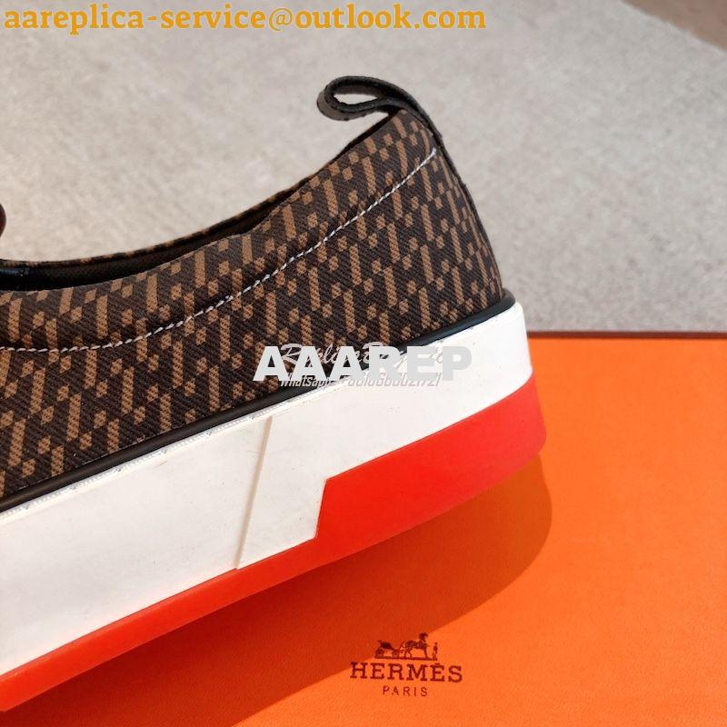 Replica Hermes Men Gliss Sneaker "H en Biais" denim And Calfskin H2317 23 Replica Hermes Men Gliss Sneaker "H en Biais" denim And Calfskin H2317 23