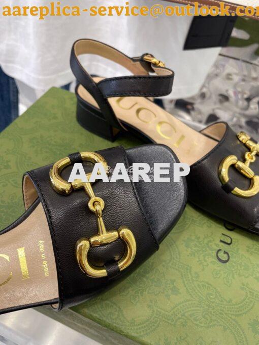Replica Gucci Women's Sandal With Horsebit 655413 22