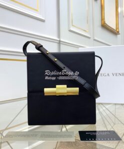 Replica Bottega Veneta BV Daisey Bag In French Calf 577038 Black