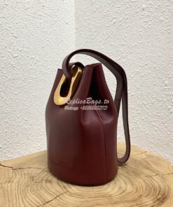 Replica Bottega Veneta BV Drop Bag in Nappa Leather 576804 Wine 2