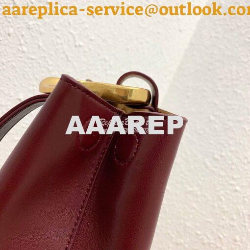 Replica Bottega Veneta BV Drop Bag in Nappa Leather 576804 Wine 4