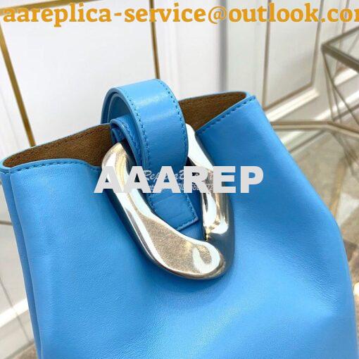 Replica Bottega Veneta BV Drop Bag in Nappa Leather 576804 Sky Blue 4