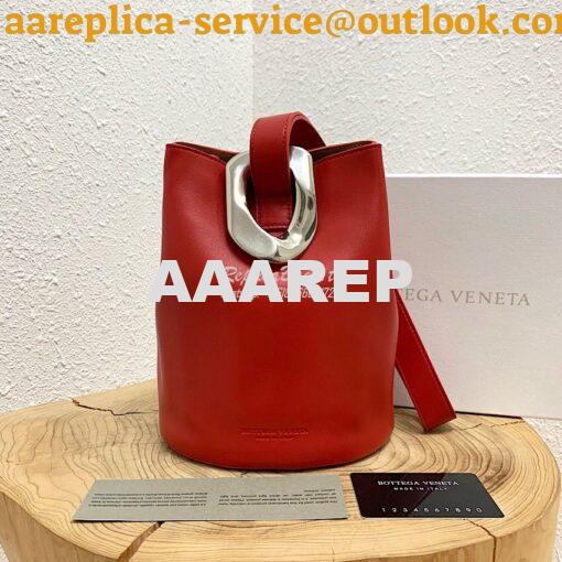 Replica Bottega Veneta BV Drop Bag in Nappa Leather 576804 Red