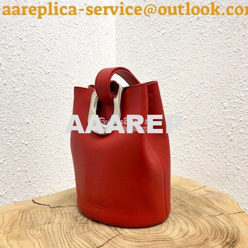 Replica Bottega Veneta BV Drop Bag in Nappa Leather 576804 Red 3