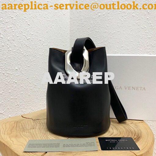 Replica Bottega Veneta BV Drop Bag in Nappa Leather 576804 Black