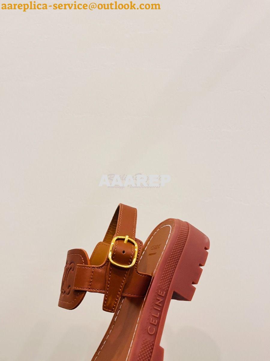 Replica Celine Clea Triomphe Sandal In Calfskin 35387227 19 Replica Celine Clea Triomphe Sandal In Calfskin 35387227 19