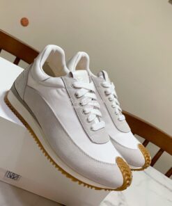 Replica Loewe Flow Runner in Nylon L814282 Grey White Replica Loewe Flow Runner in Nylon L814282 Grey White