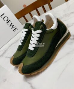 Replica Loewe Flow Runner in Nylon L814282 Green Replica Loewe Flow Runner in Nylon L814282 Green
