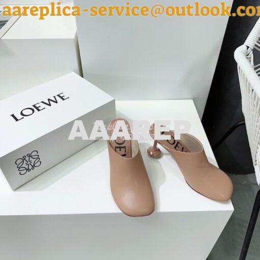Replica Loewe Toy mule in goatskin L814379 7cm 10cm 3