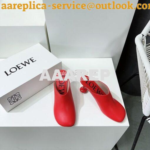 Replica Loewe Toy mule in goatskin L814379 7cm 10cm 17