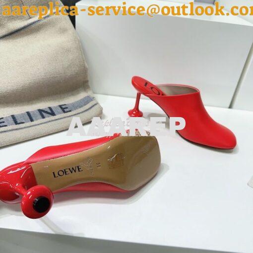 Replica Loewe Toy mule in goatskin L814379 7cm 10cm 23