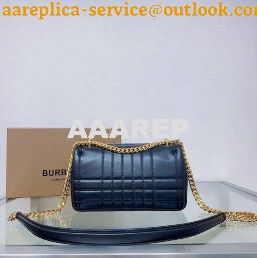 Replica Burberry Small Lola Bag Lambskin 80704951 Black 9