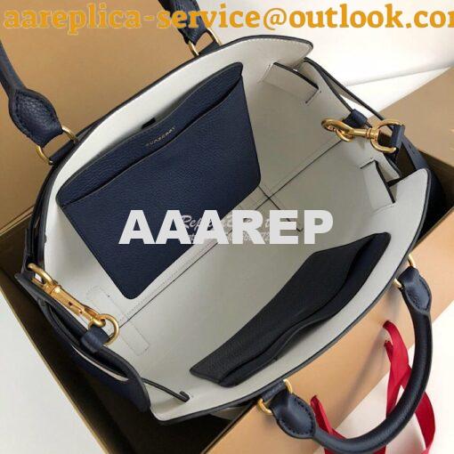 Replica Burberry The Medium Leather Belt Bag 40767231 Blue 5