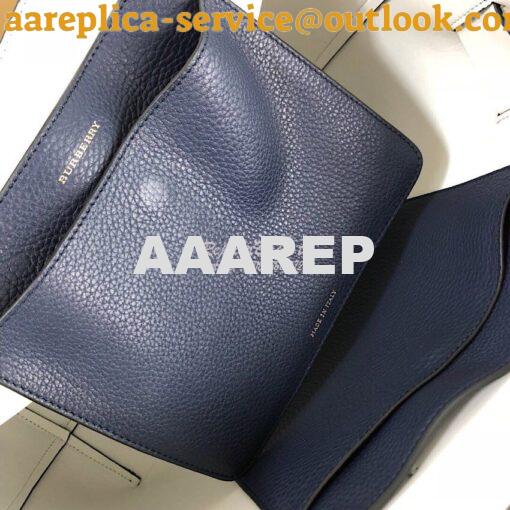 Replica Burberry The Medium Leather Belt Bag 40767231 Blue 6