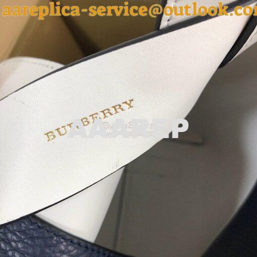 Replica Burberry The Medium Leather Belt Bag 40767231 Blue 8