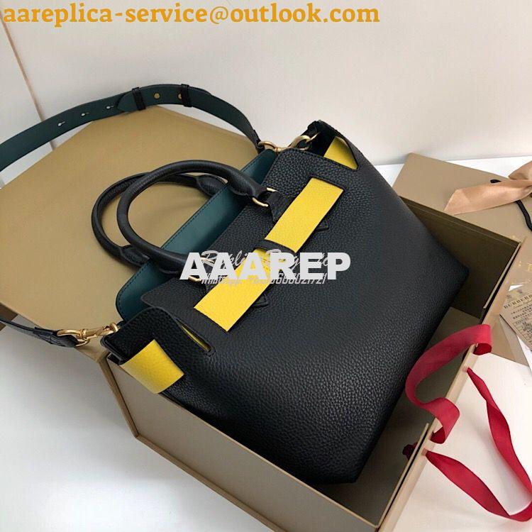 Replica Burberry The Small Leather Belt Bag 40767311 Black Yellow 3 Replica Burberry The Small Leather Belt Bag 40767311 Black Yellow 3