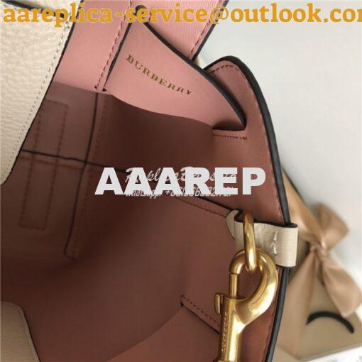 Replica Burberry The Small Leather Belt Bag 40767311 limestone 8