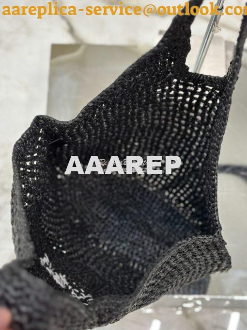 Replica Prada Large Crochet Tote Bag 1BG424 Raffia-effect yarn ii 15