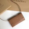 Replica Burberry Monogram Leather Wallet with Detachable Strap 8010476