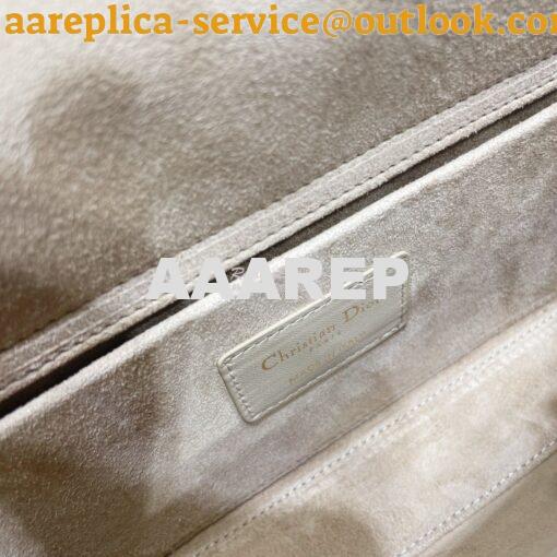 Replica Dior Lady D-Joy Bag Natural Cannage Lambskin M0540O 7