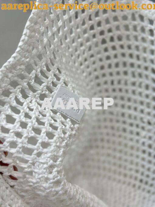 Replica Prada Large Crochet Tote Bag 1BG424 Raffia-effect yarn ii 23