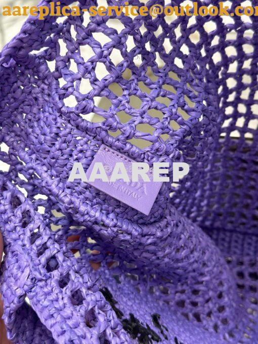 Replica Prada Crochet tote bag 1BG393 Raffia-effect Yarn Color i 9