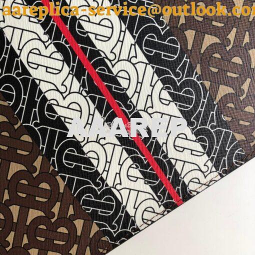 Replica Burberry Monogram Stripe E-canvas Zip Pouch 80188941 Bridle br 4