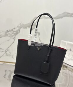 Replica Prada Saffiano Shopper Tote Bag with Detachable Pouch 1BG343 2