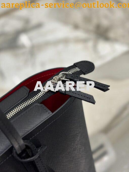 Replica Prada Saffiano Shopper Tote Bag with Detachable Pouch 1BG343 5