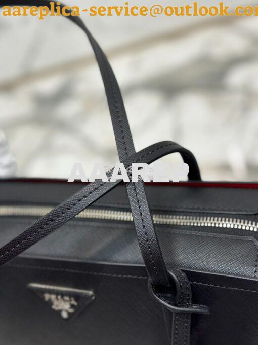 Replica Prada Saffiano Shopper Tote Bag with Detachable Pouch 1BG343 8