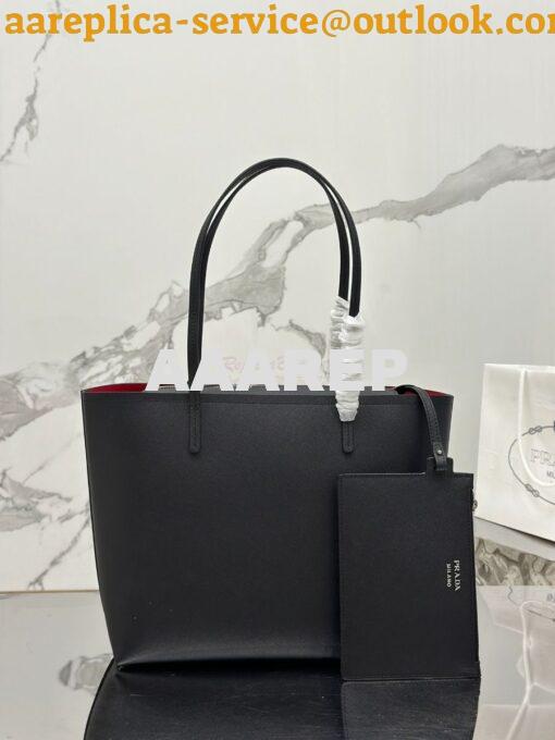 Replica Prada Saffiano Shopper Tote Bag with Detachable Pouch 1BG343 11